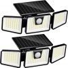 Amazon:$18.19 ($27.99)INCX Solar Lights Outdoor with Motion Sensor,Solar Lights for Outside 3 Heads Security Lights,156 LED Flood Light Spotlight, IP65 Waterproof 2 Pack
