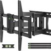 Amazon:$31.99 ($54.99)Full Motion Mount, USX MOUNT Wall Mount for Most 42-86 inch TVs, Holds up to 120lbs, Max VESA 600x400mm, Swivel TV Bracket with Dual Articulating Arms Tilt Rotation Fits 16'' Wood Stud