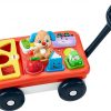 Amazon : $24.99 ($48.99) Fisher-Price Laugh & Learn Baby & Toddler Toy, Pull & Play Learning Wagon with Smart Stages & 4 Pieces for Ages 6+ Months (Amazon Exclusive)