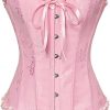 Amazon: $9.99 ($24.99) Renaissance Corsets for Women Overbust Bustier Lace Up Steampunk Pirate Corset Top