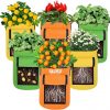 Amazon: $10.99 ($25.99) 6 Pack 10 Gallon Potato Grow Bags w/ Flap Colorful Plant Grow Bags for Growing Potatoes