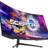 Amazon:$199.97 ($249.97)Sceptre 30-inch Curved Gaming Monitor 21:9 2560x1080 Ultra Wide/ Slim HDMI DisplayPort up to 200Hz Build-in Speakers, Metal Black (C305B-200UN1)