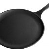Amazon :$17.99 ($24.99)Victoria 10.5-Inch Cast Iron Comal Griddle Pan with a Long Handle, Preseasoned with Flaxseed Oil, Made in Colombia