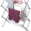 Amazon:$22.99 ($37.99)Honey-Can-Do Oversize Collapsible Clothes Drying Rack DRY-09066 Silver, 50 lbs