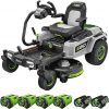 Amazon:$5499.00 ($6597.00)EGO POWER+ ZT4205S 56-Volt 42-Inch Z6 Zero Turn Riding Mower with e-Steer™ Technology, 4 x 12.0Ah Batteries, 700W Turbo Charger Included Plus 2 Extra BA2800T 5.0Ah Batteries