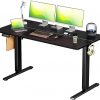 Amazon:$119.99 ($139.99)OLIXIS Electric Standing Desk - 55 x 24 Inch Ergonomic Adjustable Height Sit and Stand up Computer Task Table, Rising Desk for Office and Home, Lift Motorized Desktop Workstation, Black