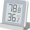 Amazon:$8.10 ($10.51)2 Pieces Digital Hygrometer Indoor Thermometer for Home, HD E-Ink Screen Temperature Sensor Humidity Meter, Gray & White, (MHO-C202)
