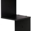 Amazon : $15.60 ($59.99) Furinno Rossi Wall Mount Floating Corner Shelf, 5-Tier Square , Espresso