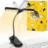 Amazon:$4.99 ($9.99)Reading Light for Book in Bed Christmas - Stocking Stuffers Gifts for Women Men Book Lover Wife Husband Dad Mom Mother Teens Knitting Crochet Craft Light, 2 Adjustable Lamp Clip-on LED Rechargeable