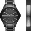 Amazon :$109.68 ($210.00)AX Armani Exchange Men's Watch Gift Set; Watch and Bracelet Gift Set; Gifts for Men