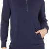 Amazon :$13.40 ($42.90)Amazon Aware Women's Relaxed-Fit Half Zip Tunic Sweatshirt (Available in Plus Size)