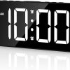 Amazon: $7.99 ($9.99) Digital Clock Large Display, LED Alarm Clock for Bedroom, USB/Battery Powered