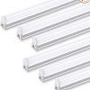 Amazon : $47.49 ($69.99)  Barrina 6 Pack LED T5 Single Fixture, 4FT, 2200lm, 4000K Daylight Glow, 20W, Utility Shop Light, Ceiling and Under Cabinet Light, ETL Listed, Corded Electric with ON/Off Switch