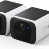 Amazon : $139.99 ($229.99) eufy Security S220 SoloCam 2-Cam Pack, Home Security System, Solar Security Camera Wireless Outdoor Camera, Always-On Power, 2K Resolution, 2.4 GHz Wi-Fi, No Monthly Fee