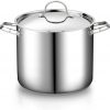 Amazon:$36.00 ($69.99)Cooks Standard 18/10 Stainless Steel Stockpot 12-Quart, Classic Deep Cooking Pot Canning Cookware with Stainless Steel Lid, Silver