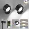 Amazon : $10.49 ($39.99)  Lightbiz LED Wall Mounted Lights 2 Pcs with Remote, Sconces Lamp 3000mAh Rechargeable Battery Operated, 3 Color Temperatures & Dimmable Magnetic 360 Rotation Cordless for Bedroom Bedside