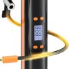 Amazon : $15.39 ($39.99) Tire Inflator Portable Air Compressor, Bike Pump, 150PSI Cordless Air Compressor with LCD Screen and Auto Shut-Off, Air Pump with Pressure Gauge for Bicycle, Motorcycle, Compact Car, Ball(Orange)