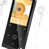 Amazon : $39.98 ($49.99) 80GB MP3 Player, Music Player with Bluetooth 5.2, with A High-Capacity Battery Inside, with FM Radio/E-Book Reading/HD Speaker/Alarm Clock,for Sport-Contains Earphones