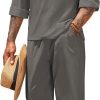 Amazon:  $14.99 ($41.99) Men’s 2 Pieces Cotton Linen Set Outfit Hippie Shirt and Pant Suit Beach Summer