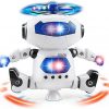 Amazon: $9.99 ($19.99) Musical Walking Dancing Robot Toy for Kids, Flashing Lights, 360° Body Spinning