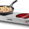 Amazon: $49.27 ($76.99) CUSIMAX Double Burner, Electric Hot Plates for cooking, 1800W Portable Infrared Burner
