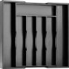 Amazon: $10.74 ($24.98) Black Silverware Organizer Kitchen Drawer Organizer Expandable Bamboo Utensil Holder