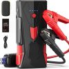 Amazon : $34.98 ($87.47) 1500A Peak Car Battery Jump Starter Booster (up to 7L Gas or 5L Diesel Engines), 12V Portable Jump Starter, 16800mAh Jump Starter Battery Pack with Dual USB Outputs & Flashlight