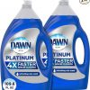 Amazon : $19.08 ($19.99)  Dawn Platinum Dish Soap Liquid, Dishwashing Liquid, Dish Detergent Liquid, Dish Liquid, Refreshing Rain Scent, 54.8 fl oz (Pack of 2), Dish Soap Bulk