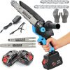 Amazon : $37.34 ($105.56) Brushless Mini Chainsaw 8 Inch Electric Cordless Chainsaw One-Hand Handheld Electric Portable Saws with 2 Battery Auto-Oil System, Brushless Chainsaw for Wood Cutting Tree Branches Trimming