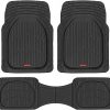 Amazon : $33.87 ($37.30)  Motor Trend FlexTough Floor Mats for Cars, Deep Dish All-Weather Mats, Waterproof Trim-To Fit Automotive Floor Mats for Cars Trucks SUV, Universal Floor Liner Car Accessories, Black, Full Set