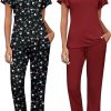 Amazon: $17.49 ($34.98) 2 Pack Womens Pajama Sets Short Sleeve with Long Pajama Pant Set Soft Sleepwear