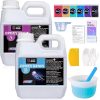 Amazon:  $31.80 ($62.99) 80oz Crystal Clear Casting Resin Kit,Bubbles Free Epoxy Resin Supplies,Clear Resin for Craft