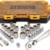Amazon : $34.97 ($50.99)   DEWALT Socket Set, 1/4-Inch & 3/8-Inch Drive, SAE/Metric, 34-Piece (DWMT73804)