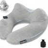 Amazon: $9.99 ($19.99) Travel Pillow for Airplane with Hood, Inflatable Neck air Pillow for car