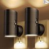 Amazon : $9.63 ($26.99) fesnne Night Light, Night Lights Plug into Wall with Dusk to Dawn Sensor, 0-100LM Adjustable Brightness, Warm White 3000K, Shine Up and Down Dimmable Night Light for Hallway Bedroom Bathroom 2 Pack