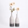 Amazon : $14.99 ($29.99) TERESA'S COLLECTIONS Gray Vases Home Decor, Grey Vases for Fireplace Mantel Decor, Tall Ceramic White Modern Vase for Floor, Living Room, Shelf, Table, Ideal Gifts for Fathers Day, Dad, 12''-Set of 2