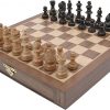 Amazon: $13.86 ($37.95) Magnetized Wood Chess Set with Staunton Wood Chessmen