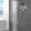 Amazon : $29.99 ($49.99)  Veken 12 Inch High Pressure Rain Shower Head -Shower Heads with 5 Modes Handheld Spray Combo- Wide RainFall shower with 70'' Hose & Bracket- Adjustable Dual Showerhead with Anti-Clog Nozzles - Chrome