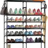 Amazon: $12.99 ($19.99) 7 Tier Shoe Rack, Metal Shoe Rack Organizer, 24-28 Pairs Tall Shoe Stand, Quick Assembly