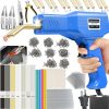 Amazon:$27.92 ($34.91)220W Plastic Welder,2 in 1 Plastic Welding Kit Plastic Repair Welder With 12 Types 100PCS of Plastic Welding Rods and 800PCS Hot Stapler of 6 Types Plastic Repair Kit for Car Bumper Most Plastic