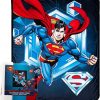 Amazon : $14.48 ($29.99)  Northwest Superman to The Rescue Silk Touch Sherpa Throw Blanket, Red 40'' x 50''