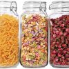 Amazon: $21.24 ($35.99) Airtight Glass Canister Set of 3 with Lids 78oz Food Storage Jar Square