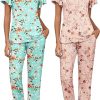 Amazon: $19.49 ($34.98) 2 Pack Womens Pajama Sets Short Sleeve with Long Pajama Pant Set Soft Sleepwear