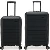 Amazon:$126.29 ($220.00)Traveler's Choice Pagosa Indestructible Hardshell Expandable Spinner Luggage, Black, 2 Piece Set