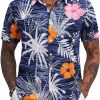 Amazon : $9.99 ($24.98) COOFANDY Mens Hawaiian Floral Shirts Tropical Button Down Shirt Summer Beach Shirt 