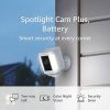 Amazon:$129.99 ($169.99)Introducing Ring Spotlight Cam Plus, Battery | Two-Way Talk, Color Night Vision, and Security Siren (2022 release) - White