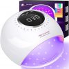Amazon:$12.49 ($24.99)82W UV Nail Lamp, 41 LED Beads Quick Curing UV Light for Gel Nails Dryer with Auto Sensor,3 Timers & LCD Display Professional UV Led Nail Lamp, Salon-Quality Gel Nail Polish Dryer for Home Parties