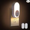 Amazon:$7.49 ($24.99)Night Lights Plug Into Wall,Dusk to Dawn Sensor Night Light with Power Outlet,CCT 2700K/4000K,5/20LM Adjustable Brightness for Bedroom,Kitchen,Living Room,Office,2PK