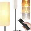 Amazon:$19.99 ($39.99)Floor Lamps for Living Room Bedroom, Modern Standing Lamp with Remote Control, Dimmable 3 Color Temperatures, 67'' Tall lamp for Reading Office, 12W LED Bulb