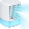 Amazon:$17.49 ($49.99)Portable Air Cooler with 2 Ultrasonic Mist Levels & 3 Fan Speeds, Evaporative Air Cooler with Detachable 650ml/23oz Water Tank, 3-in-1 Air Cooling Fan for Desktop, Office and Bedroom (Blue)